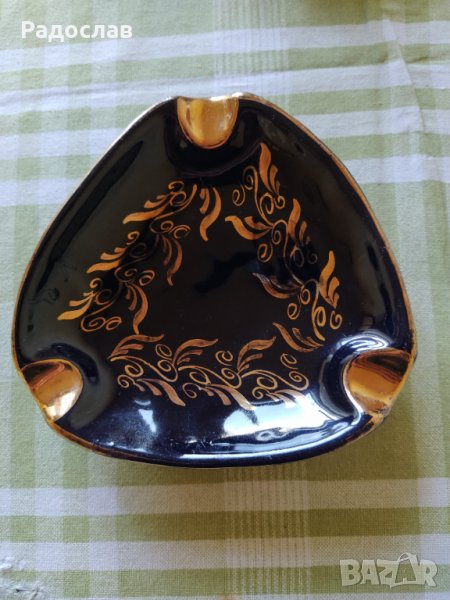 стар керамичен пепелник, снимка 1