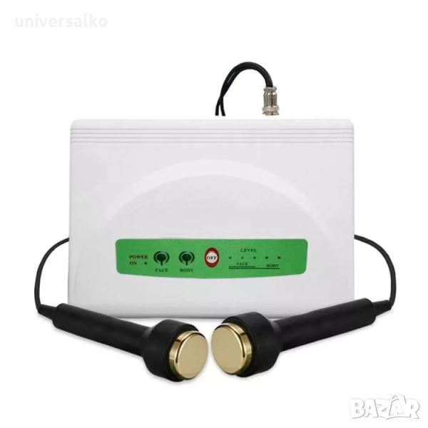 Ултразвуков уред за лице и тяло 2 в 1 , за лице, тяло, очи, масаж, спа, Честота 3 MHz, снимка 1