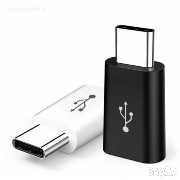 Преходник Micro USB M - Type C F, снимка 1