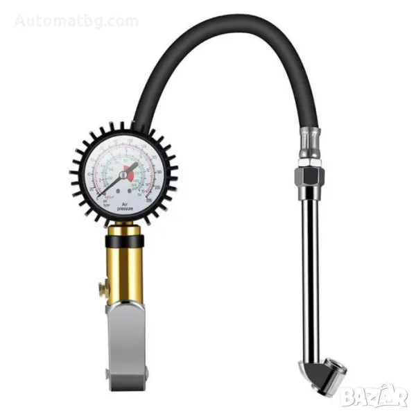 Пистолет за гуми с манометър Automat, За помпане, 16bar , снимка 1
