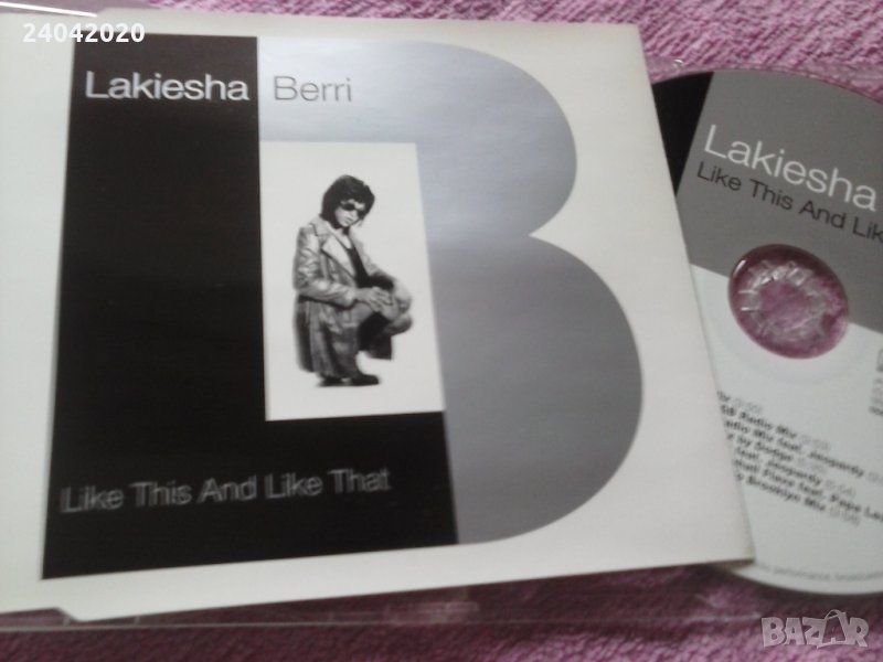 Lakiesha Berri ‎– Like This And...сингъл диск, снимка 1