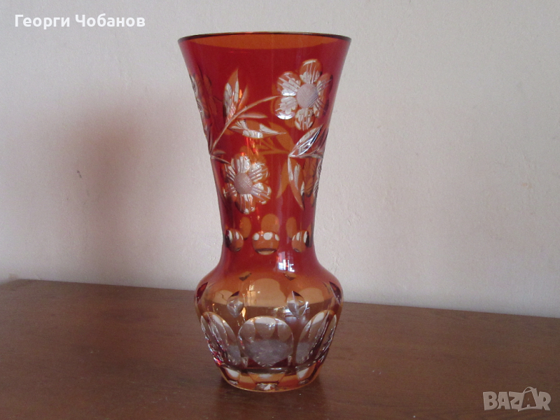кристална ваза, снимка 1