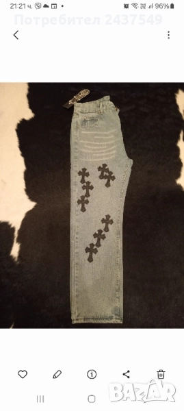 Chrome hearts jeans, дънки, снимка 1