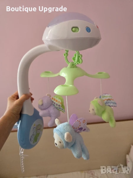 Музикална въртележка за кошара Fisherprice , снимка 1