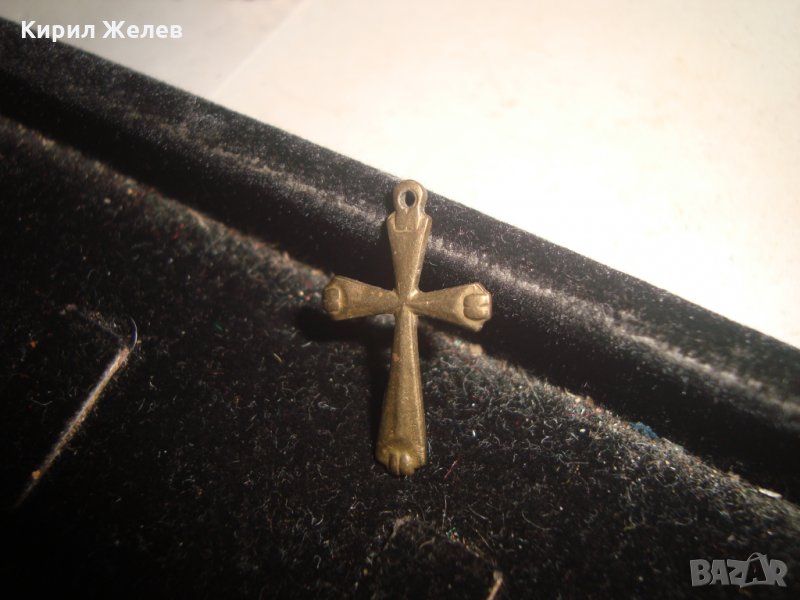 СТАРО БРОНЗОВО КРЪСТЧЕ 20975, снимка 1