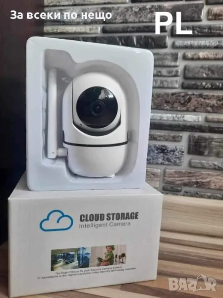 Бeзжичнa ІР yпpaвляeмa Wі-Fі ĸaмepa c виcoĸa peзoлюция 2МРХ 1080Р 1920х1080, снимка 1