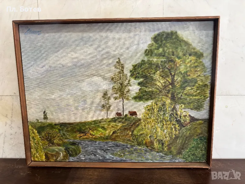 Стара маслена картина, снимка 1