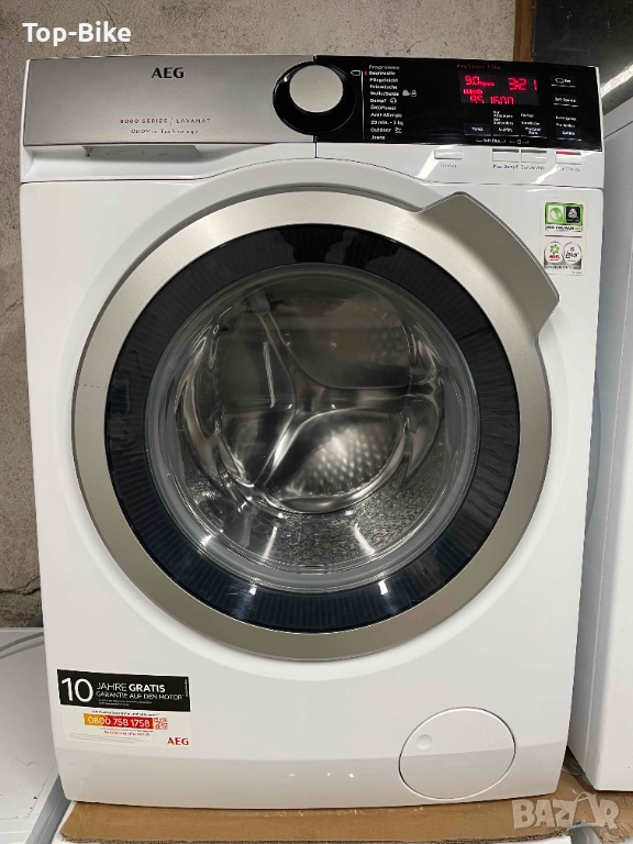 Пералня AEG 8000 Series OKOMix 9кг A+++ 6 месеца гаранция, снимка 1