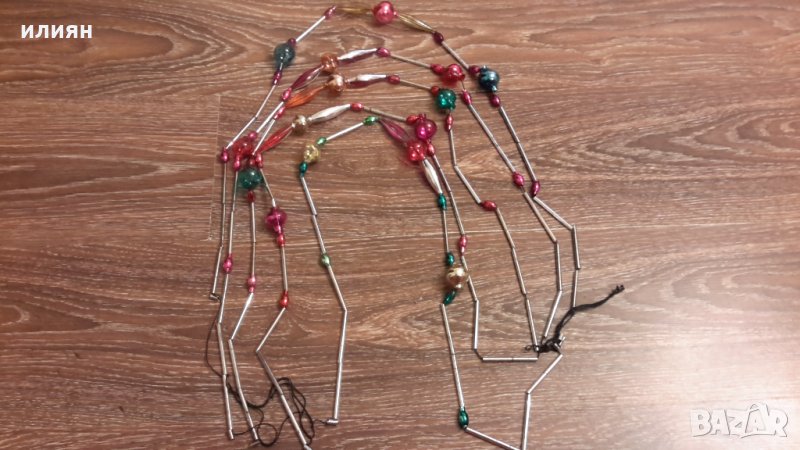 Стъклен новогодишен герлянд , снимка 1