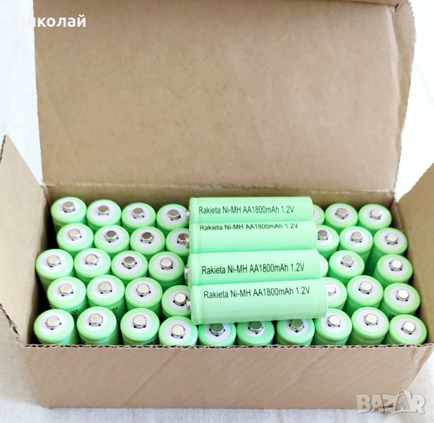 Акумулаторна батерия размер АА 1.2 V, 1800 mah, снимка 1