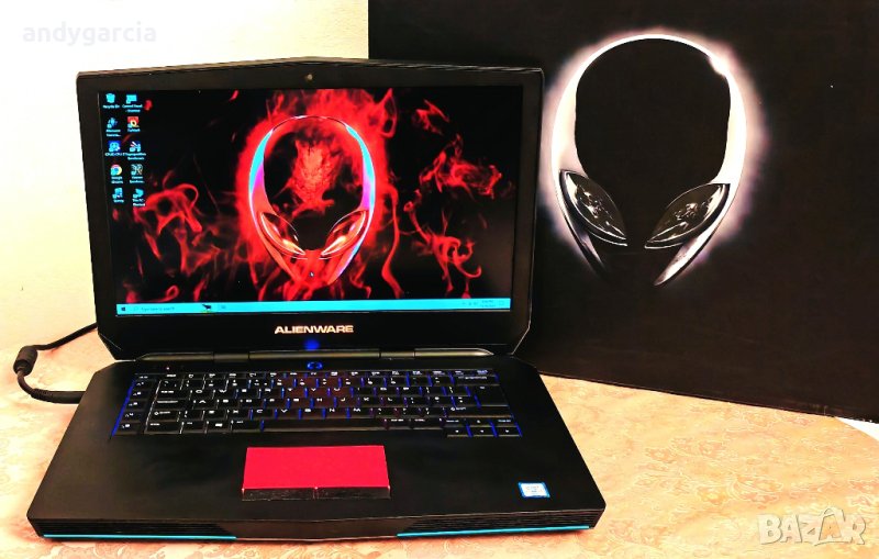 Dell Alienware 15 R2/15.6 4K IGZO IPS/GTX 980M 4GB/16GB RAM/256GB SSD NVMe + 1TB HDD/ геймърски, снимка 1