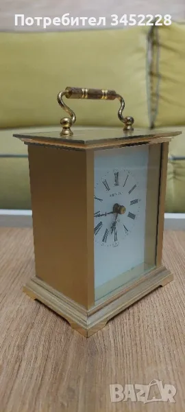 часовник месинг настолен , снимка 1