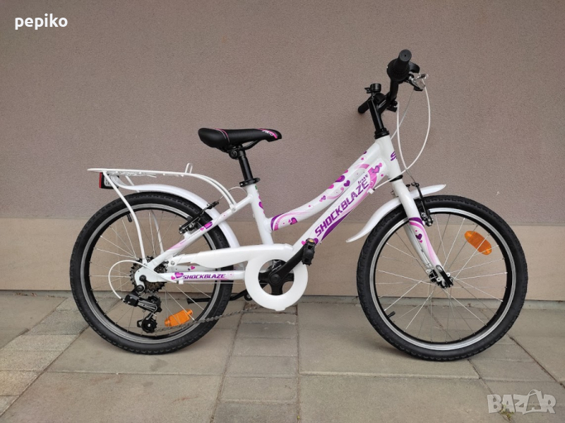 Продавам колела внос от Германия алуминиев детски велосипед SHOCKBLAZE JESSY 20 цола, снимка 1