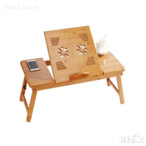 Бамбукова маса охледител Bamboo E-table, 72СМ X 35СМ X35СМ, снимка 1