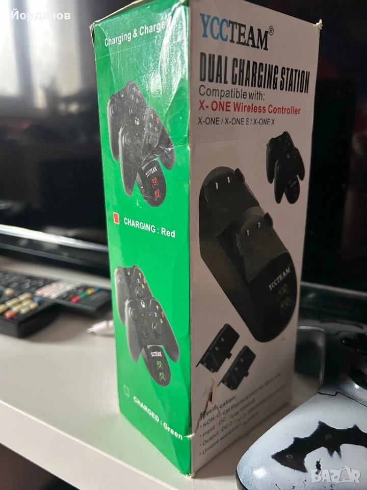  YCCTEAM Controller Charger Xbox one ，High Speed Charging with 2 Rechargeable Battery Pack, снимка 1