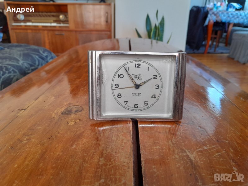 Стар часовник,будилник Пионер #2, снимка 1