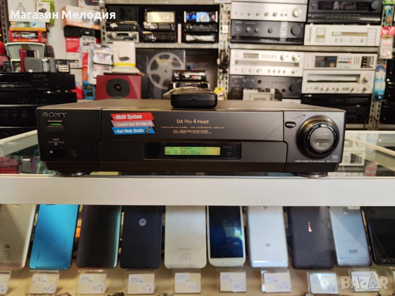 Видео SONY SLV-X711SG с оригинално дистанционно. В отлични техническо и визуално състояние., снимка 1