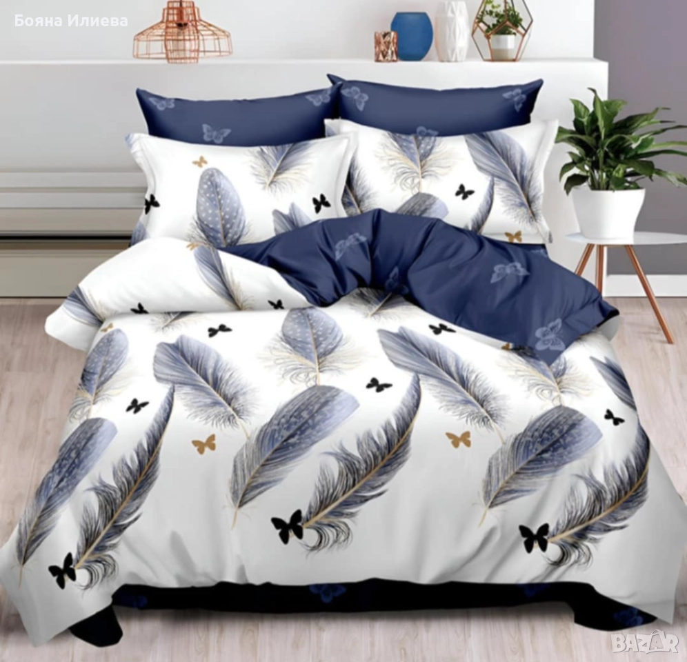 Луксозни двулицеви спални комплекти 6 части , снимка 1
