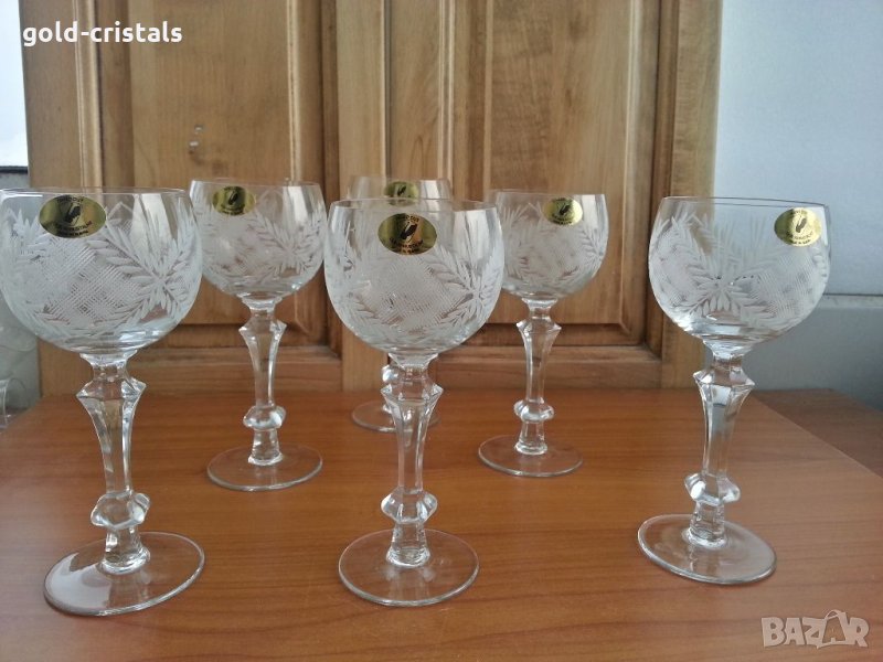 Кристални чаши за вино, снимка 1