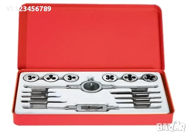 Комплект метчици и плашки М3-М10, 14 части, MTX MASTER, снимка 1