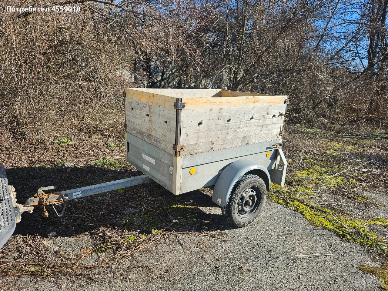 Туристическо ремарке 600кг pongratz, снимка 1