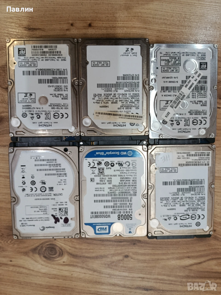 Хард диск ,hard disk 500GB за лаптоп , снимка 1