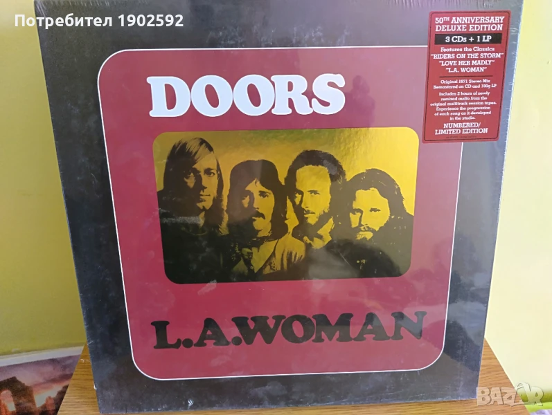  	The Doors - L.A. Woman Deluxe Edition, Limited Edition, Numbered, 50th Anniversary , снимка 1