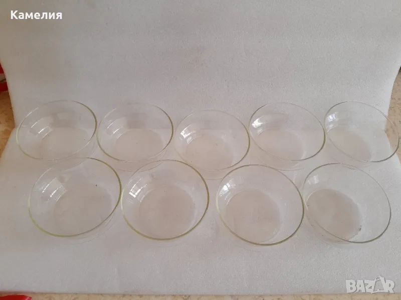 9 броя стъклени купички, снимка 1
