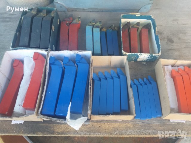 Стругарски ножове със запоени пластини за външно престъргване , снимка 1