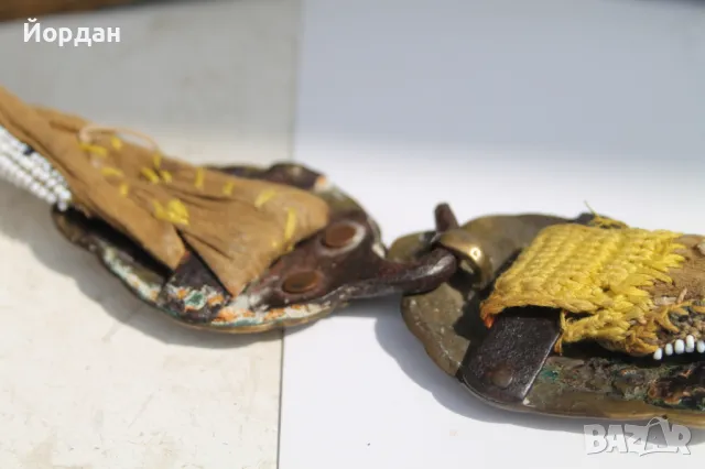 Мънистен колан с бронзови пафти, снимка 12 - Антикварни и старинни предмети - 50024190