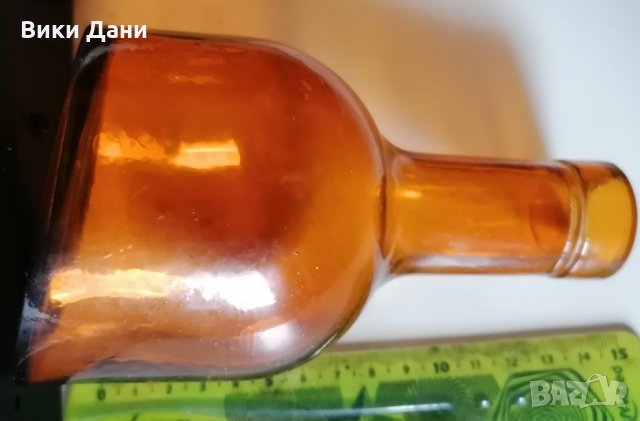 уникат отлята наклонена бутилка стъкло, снимка 4 - Декорация за дома - 35197872