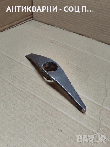 Соц Стар Ръчно Кован Каменоделски Инструмент 0.450кг. НОМЕР 812., снимка 6 - Антикварни и старинни предмети - 53940348