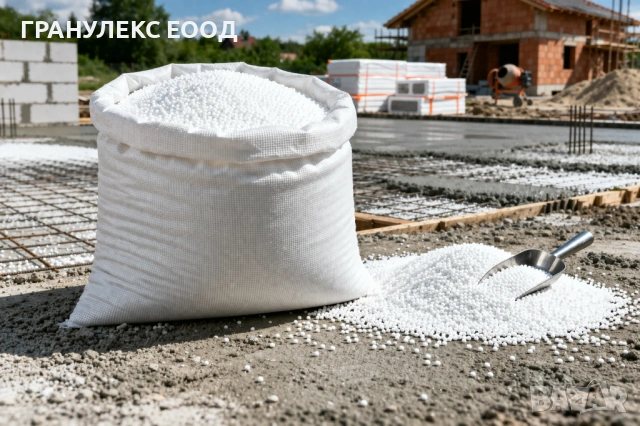 EPS гранули за замазки и изолация – лек и евтин материал, снимка 2 - Строителни материали - 53982985