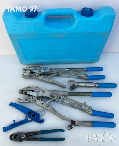 JRG Sanipex - Комплект инсталационни клещи за метални и пластмасови водопроводни тръби