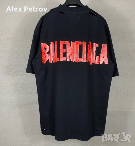 Balenciaga ,Louis Vuitton , Balmain тениски ААА+ premium class, снимка 11 - Тениски - 52387555
