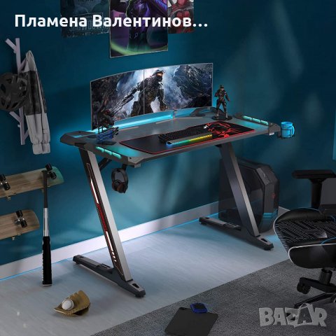 ERK-EDK-Z1S Геймърско бюро / Геймърска маса, снимка 2 - Бюра - 31063509