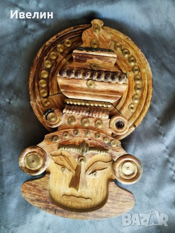 дървена декорация за стена