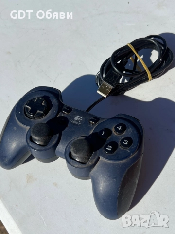 Джойстик USB  Logitech, снимка 2 - Джойстици и геймпадове - 52222235