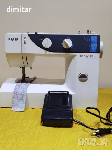 Шевна машина PFAFF  hobby 1032 - 80 W, снимка 11 - Шевни машини - 55829126