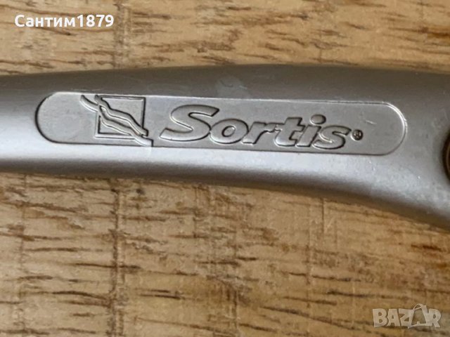 Стар красив метален нож за писма-"SORTIS", снимка 4 - Антикварни и старинни предмети - 36812485
