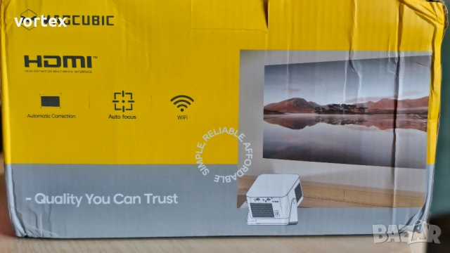 Смарт проектор Magcubic HY350MAX Android 14 900ANSI Wifi6 BT5.4, снимка 7 - Плейъри, домашно кино, прожектори - 52751805