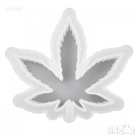 грамадно есенно  Maple Мейпъл канабис листо силиконов молд форма калъп пепелник гипс смола и др, снимка 8 - Форми - 34178236