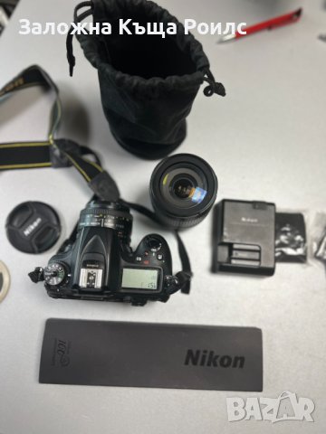 Nikon D7200+ Обектив + зарядно 