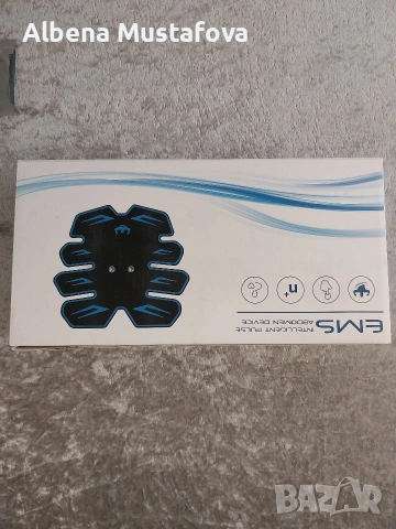 Чисто нов ЕМS мускулен стимулатор за корем и тяло, снимка 5 - Фитнес уреди - 54183591