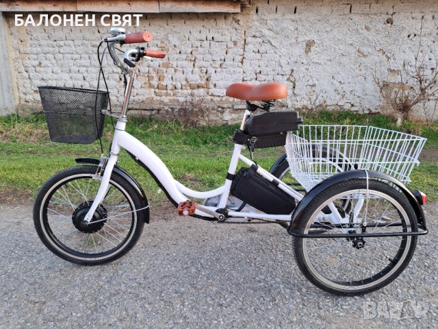 -10% ТЕЛК - Електро - механичен Триколесен Велосипед Хибрид, снимка 9 - Велосипеди - 40061856