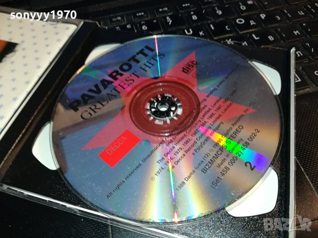 PAVAROTTI X2 CD MADE IN GERMANY 1802240803, снимка 6 - CD дискове - 44348246