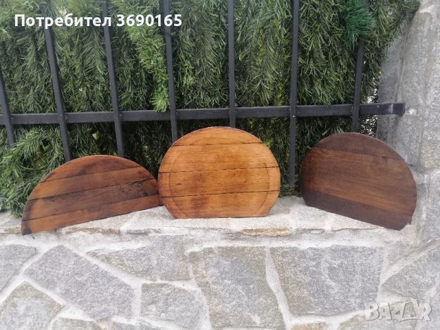 Стенни етажерки, цветарници изработени от дъбов масив с елементи от ковано желязо , снимка 4 - Декорация за дома - 40211525