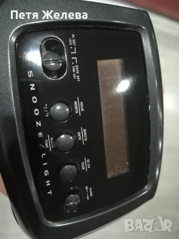 Соларен настолен LSD часовник (аларма,дата,месец и температура , снимка 4 - Друга електроника - 50726000