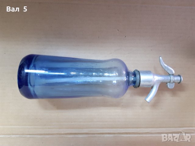 Стар стъклен сифон за газирана вода , сода - Русе .Бутилка 2, снимка 3 - Антикварни и старинни предмети - 31013322