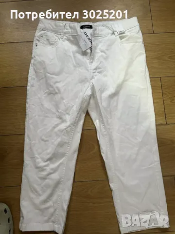 Дамски Дънки Деним Кроп 3 / 4 размер Л / ХЛ, снимка 8 - Дънки - 49404375